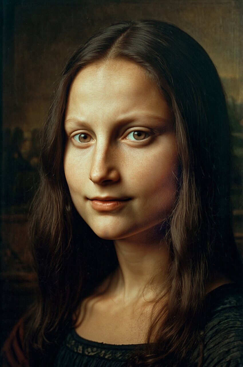 Мона Лиза. Рисует нейросеть. Leonardo AI